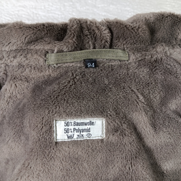 Vintage West German Bundesgrenzschutz BGS Sumpfmuster Camouflage Parka W/ Liner - Picture 3 of 12